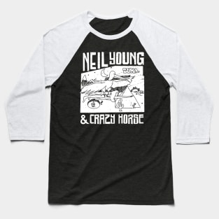 Neil Young And Crazy Horse Baseball T-Shirt